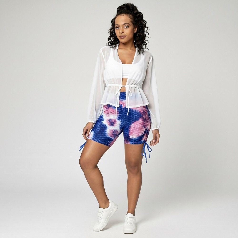 Stylish Tie-Dye Women Shorts